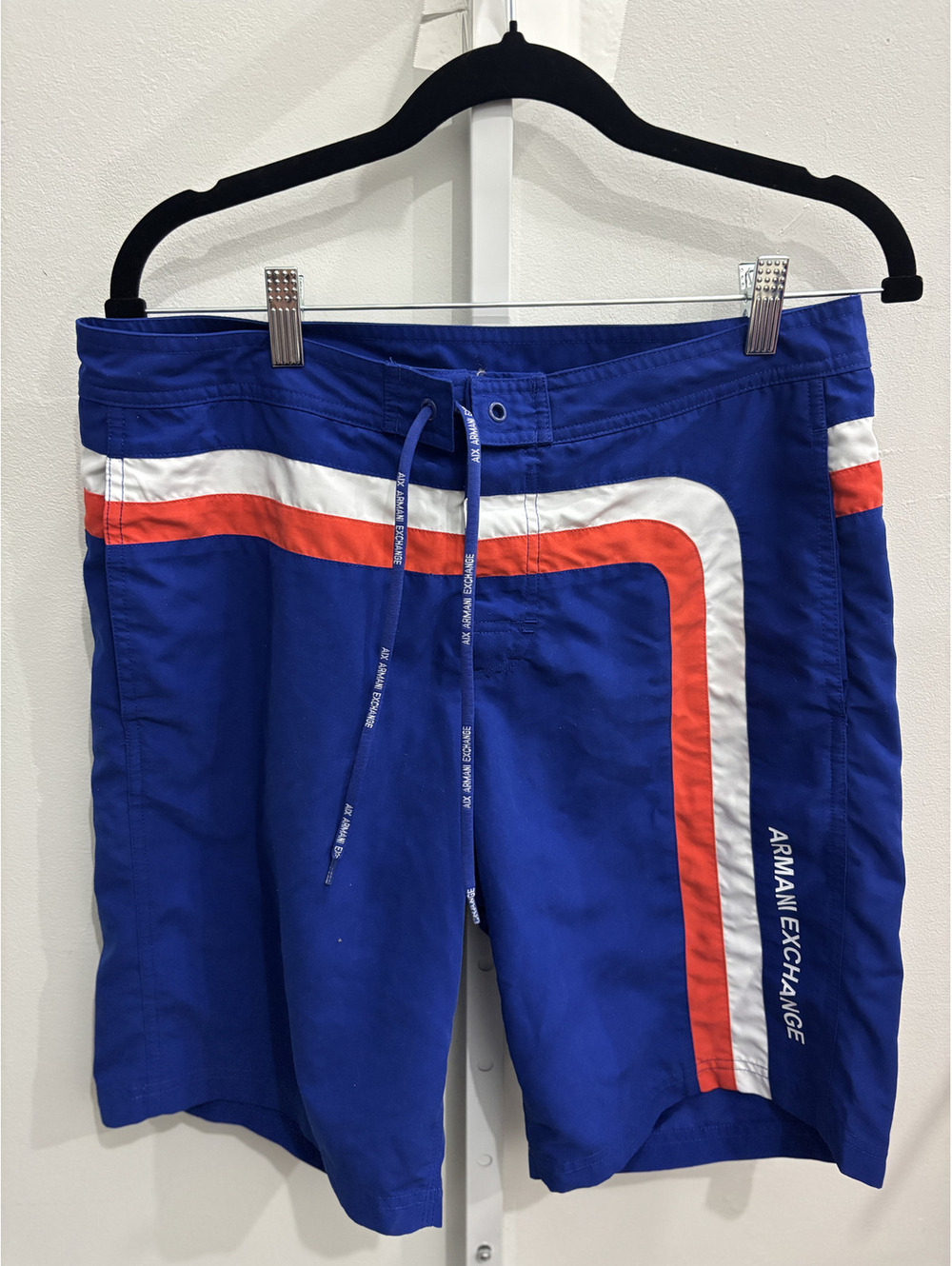 Armani Exchange Men's Blue Swim Trunks
